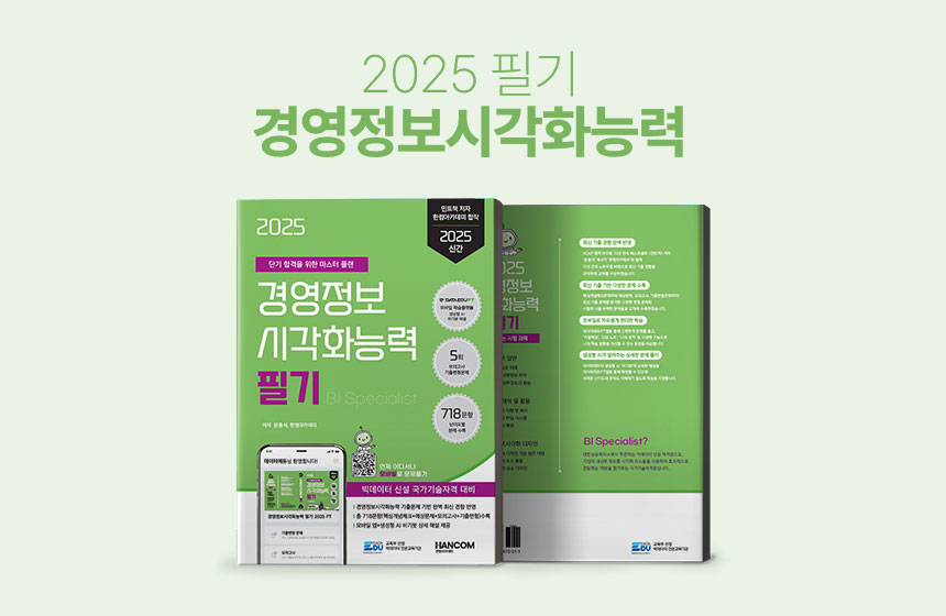 [도서] 경영정보시각화능력 필기 2025